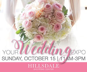 Join us today from 11 am to 3 pm for Your Wedding Expo! Enjoy a fashion show, cake tastings, makeovers, music, demonstrations, &amp; giveaways