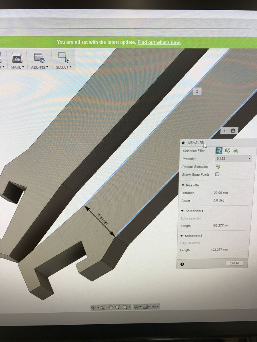 BTI_ltd's tweet photo. Prusa i3MK2 linear rail build- testing some of the prints for accuracy. #prusai3 #Fusion360 https://t.co/cvIowMdnXg