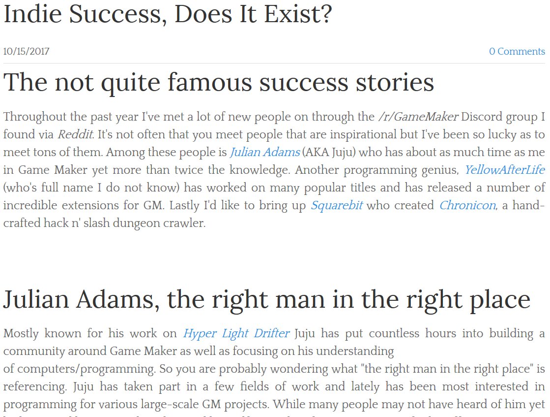 FreshWaterFern's tweet image. Made a blog post about a few successful devs you probably don&apos;t know! seabassandgazellestudios.com/seabassblog/in… #gamedev #gamemaker #indiedev