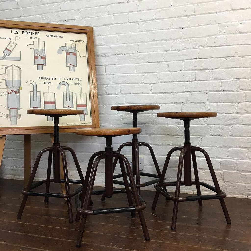 mayflyvintage's tweet photo. Adjustable French swivel lab stools - online tomorrow #labstools #swivelchair #barstool #kitchendecor #kitchen #br… https://t.co/l3MGAz5b2c https://t.co/z7CLrZXjb2