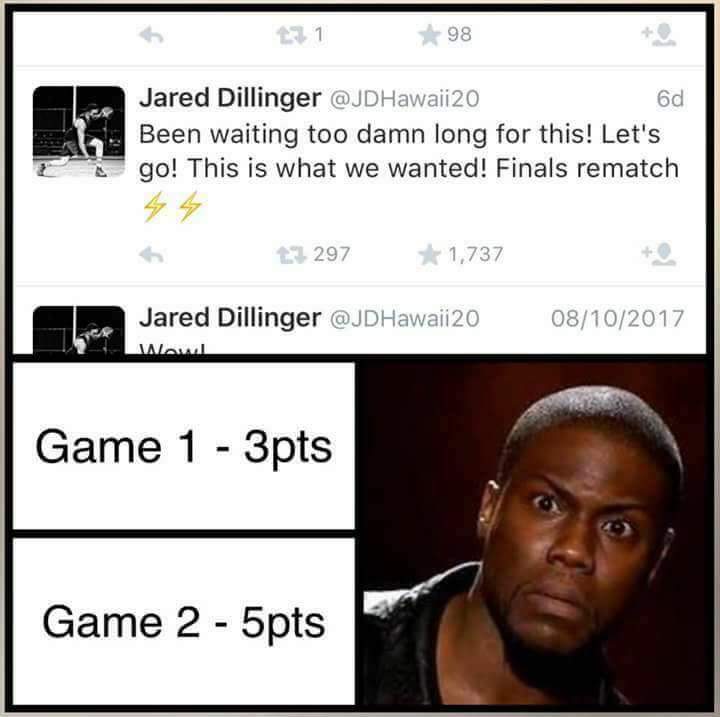 NSDjack's tweet photo. LMAO! @JDHawaii20 trashtalker of the year. Let ginebra do the work. 😉 #DeadDevil 😁😁 https://t.co/LhwBoqeVog