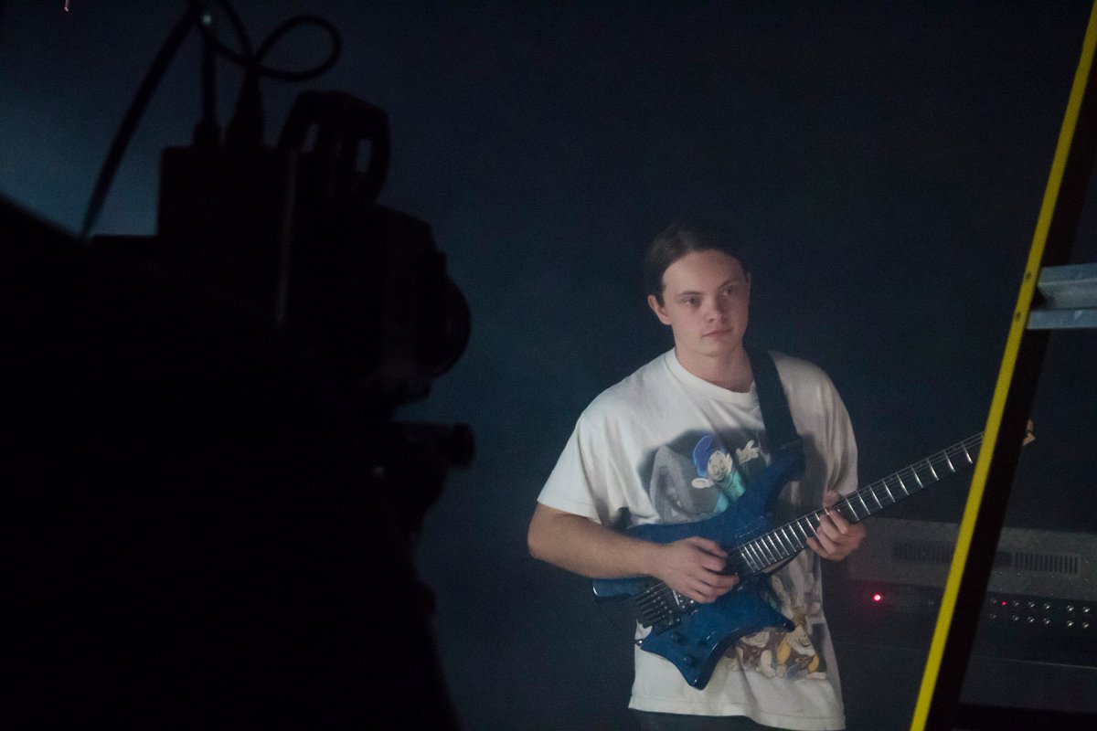 Firmament_Band's tweet photo. Filmed the first half of our music video with the @WallroseP folks yesterday! https://t.co/OKcUu8MhA2