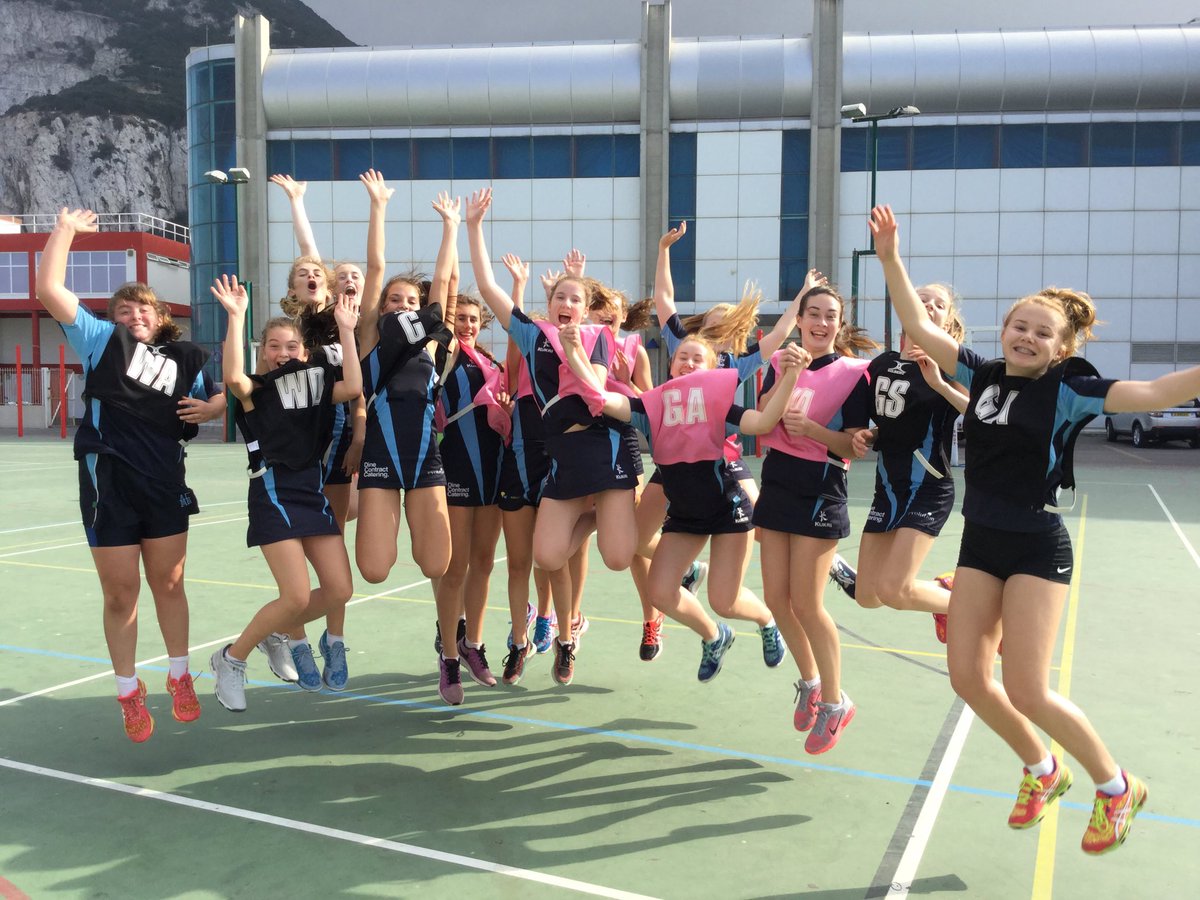 AESG_PE's tweet photo. Leap of faith! #netball https://t.co/34NKlhxRnC