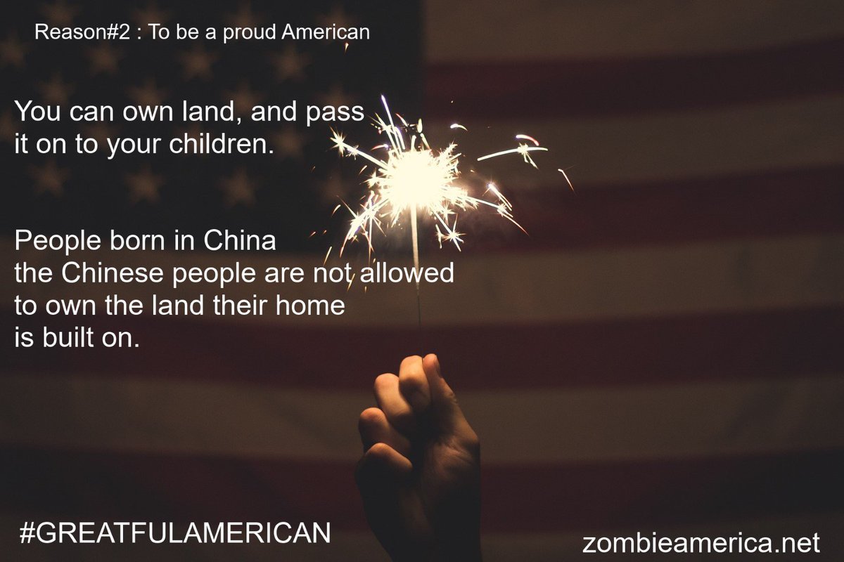 ZombieAmerica1's tweet photo. #greatfulAmerican Series by @zombieAmerica1 - Reasons 2b a Proud &amp; Grateful American &amp; some things some Americans take for granted every day https://t.co/1jwgkqqXBI