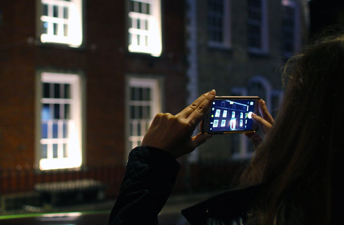 CLSLight's tweet photo. Last night of #LewesLight2017 tonight! Be sure to stop by our very own Howard Lawrence's installation at Trinity House, with @design4light. https://t.co/V6XuAId2oJ