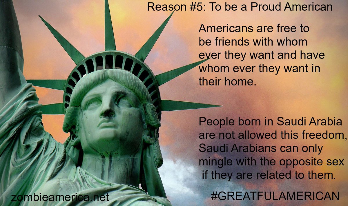 ZombieAmerica1's tweet photo. #greatfulAmerican Series by @zombieAmerica1 - Reasons 2b a Proud &amp; Grateful American &amp; some things some Americans take for granted every day https://t.co/tfZuw0f3QY