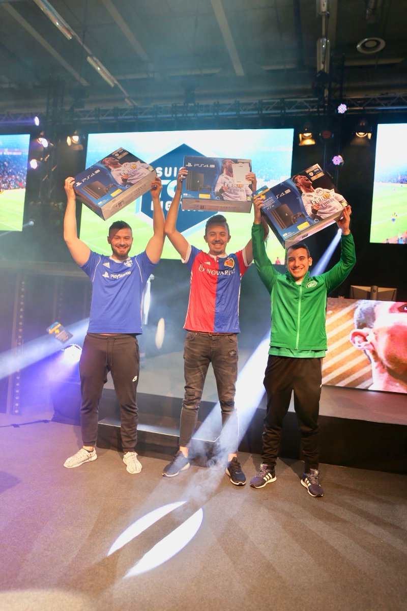 FCSG_1879eSport's tweet photo. Luca #LUBO Boller ist 🇨🇭 Meister im FIFA. Den 2. Rang belegt Luigji #LuiPep Pepaj, unser Bruno #Brunisco Bardelas wird Dritter.#FCSG #eSport https://t.co/xgqdwrsIam