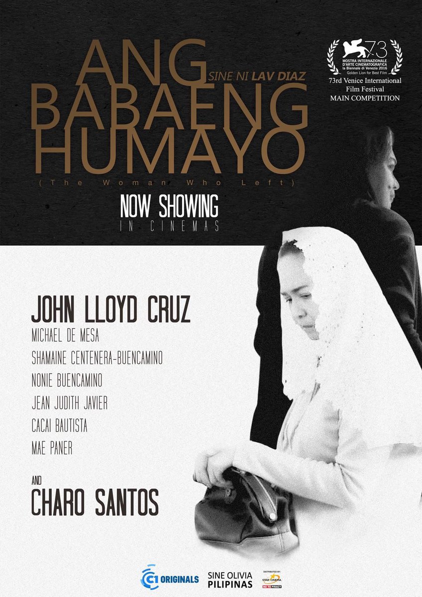 洋画を原題とポスターで予習する Auf Twitter 立ち去った女 Ang Babaeng Humayo The Woman Who Left 上映時間228分 ベネチア国際映画祭で金熊賞を取ったフィリピンの映画 洋画を原題とポスターで予習する Auf Twitter 立ち去った女 Ang Babaeng Humayo The Woman Who Left 上映時間228分 ベネチア国際映画祭で金熊賞を取ったフィリピンの映画