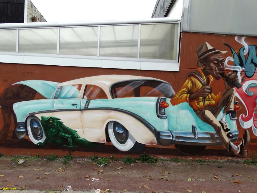 Art_mural's tweet image. #CergyPontoise #ValdOise Festival #CapsAttack peinture récente + ici : goo.gl/GvBAwV