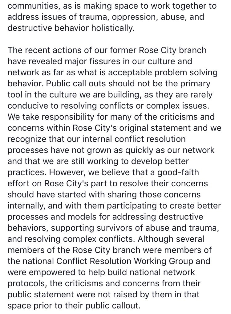 SteelCityJBGC's tweet photo. Below is our public response to the issues brought up by the former Rose City chapter as well as the events that followed https://t.co/60IX2bffNg