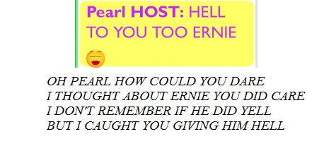 caroledkins1's tweet photo. #ernieprize
be nice this week pearl ==jemmawillwin https://t.co/mgrEWhoDCc