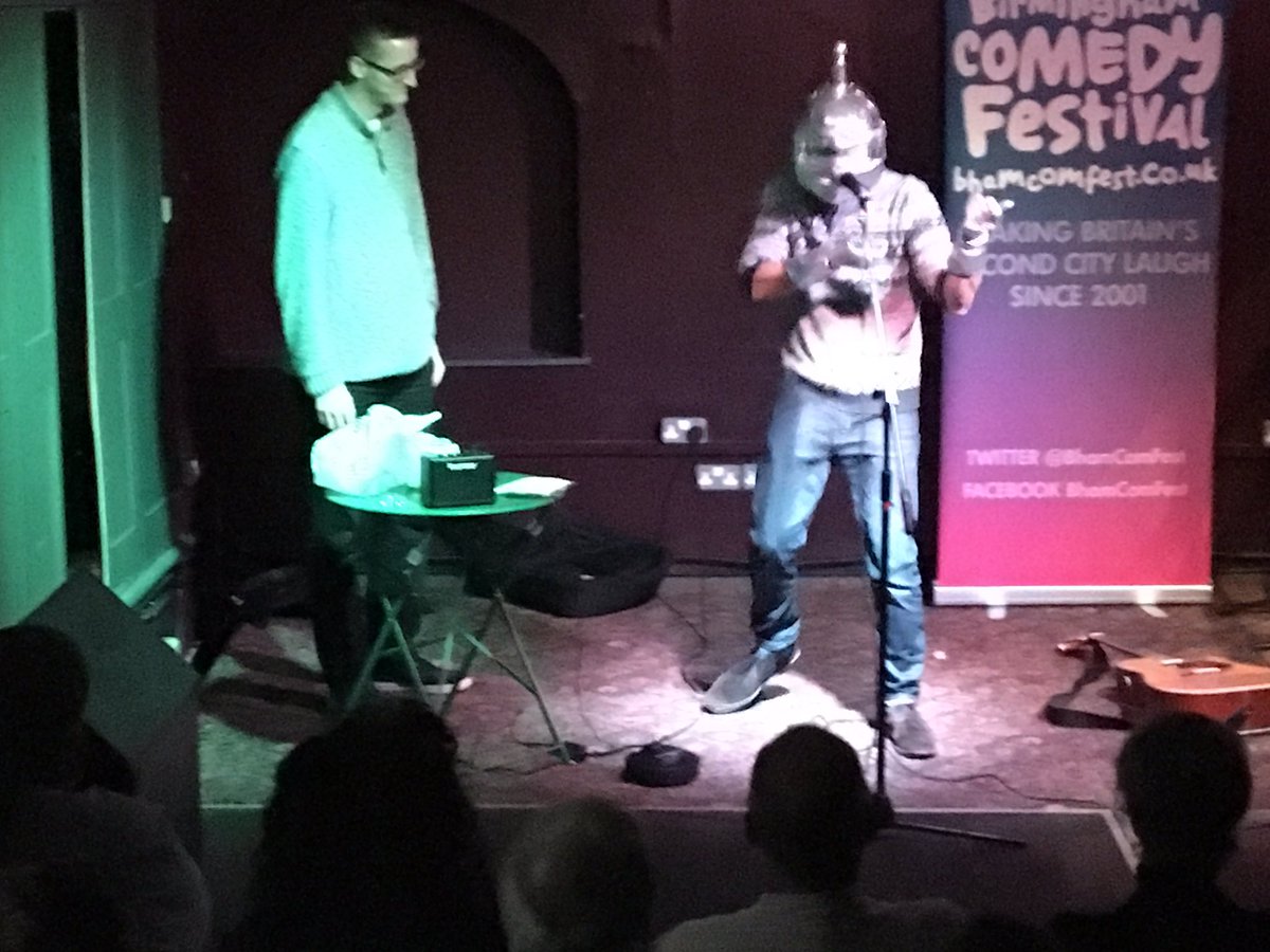 OrmoAvfc's tweet photo. Me making my @BhamComFest debut with @stu_woodings . Smashed it! https://t.co/flym81Q0Bw