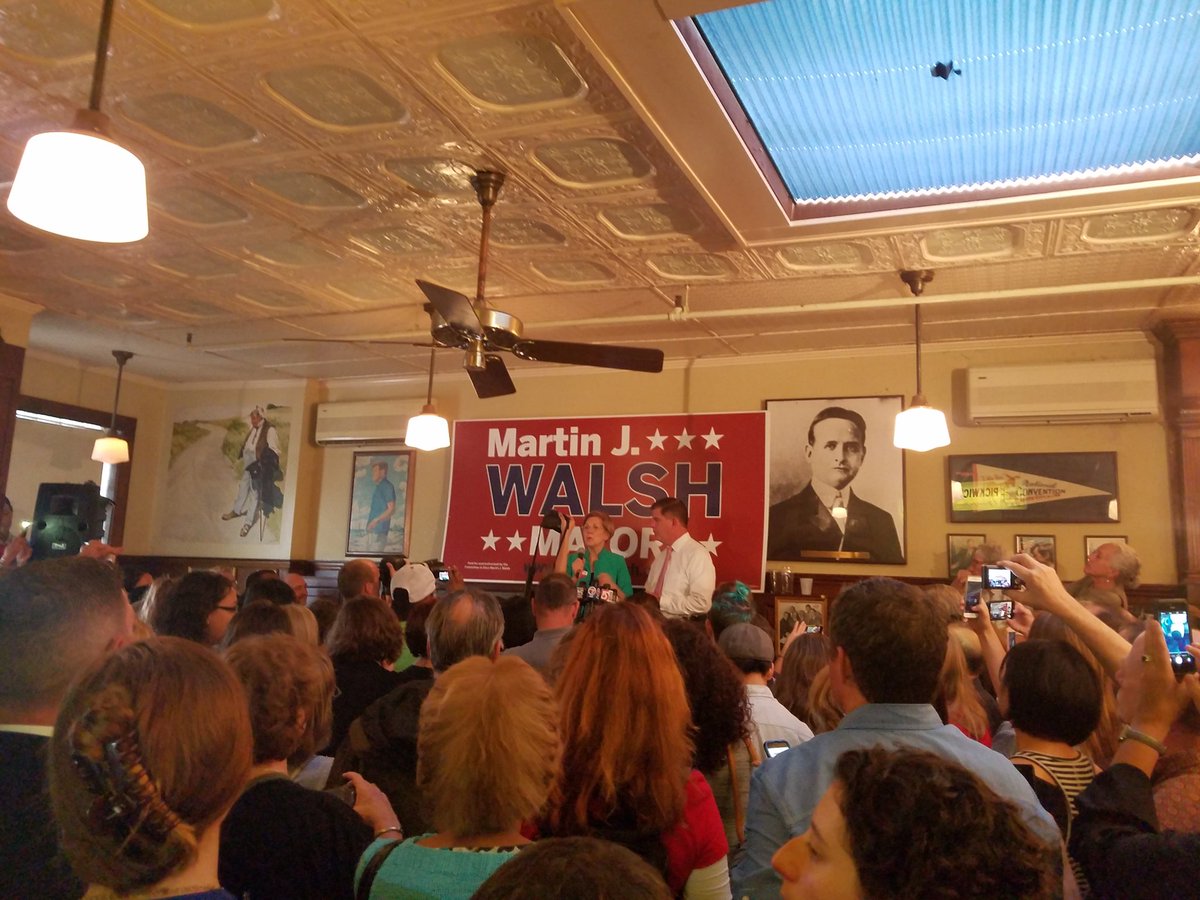.@elizabethforma "@MartyForBoston has made clear that he's building a Boston #ForAllofUs" Thank you Senator for your support!