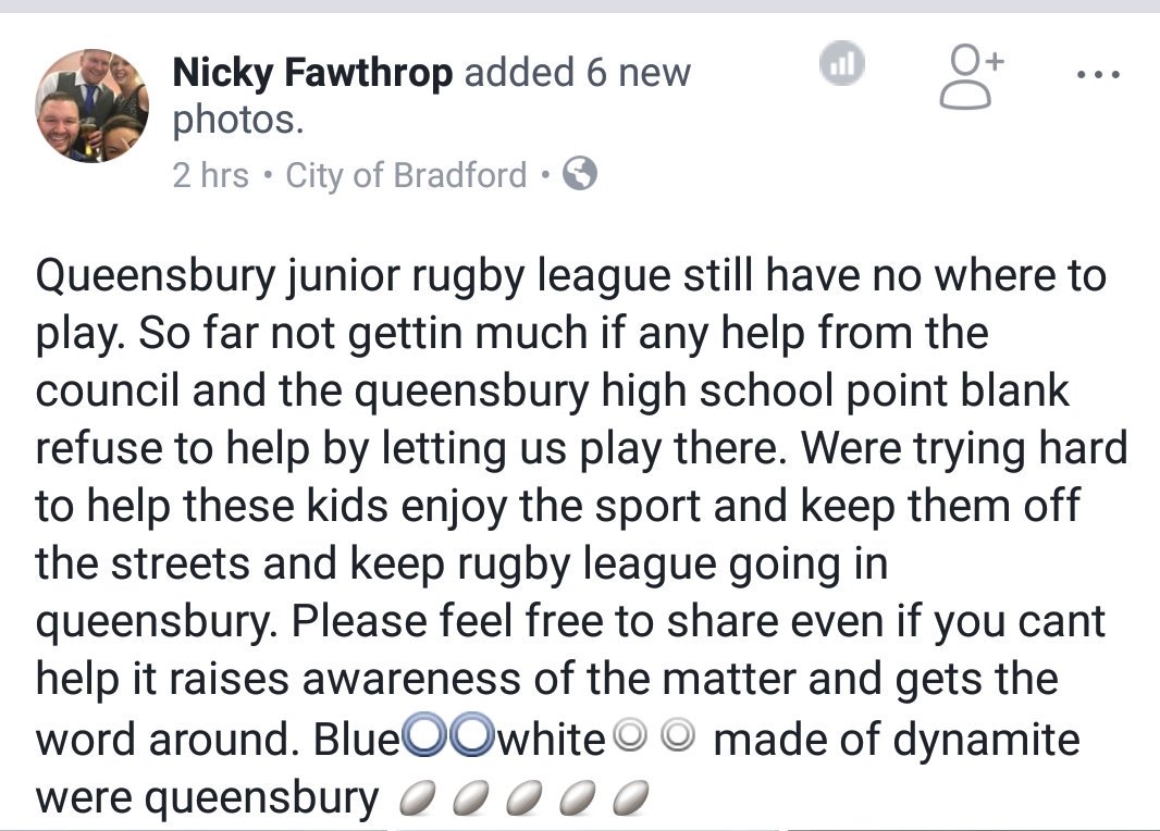 YorkshireJunior's tweet photo. Can anyone help one of our clubs @QueensburyJunio @QueensburyRL 

@bradfordmdc @TheRFL @CyclingforFun @Sport_England @spurry1980 #100kids https://t.co/QLV9iUqGNu