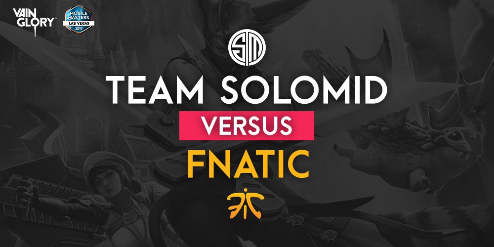 TSM's tweet photo. Two down, three to go at the #vgmobilemasters! #TSMVG faces off against Fnatic in the next match: https://t.co/xBjQqx3Ujh https://t.co/BQ4Zz5eD6I
