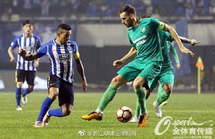 CSLfutbol's tweet photo. #CLO J28
#ShijiazhuangEverBright - #HangzhouGreentown 2-2 (Matheus 32' y Jacob Mulenga 56' / Gabionetta 13' y Huang Shibo 72') https://t.co/Q8Ahm0VkZW