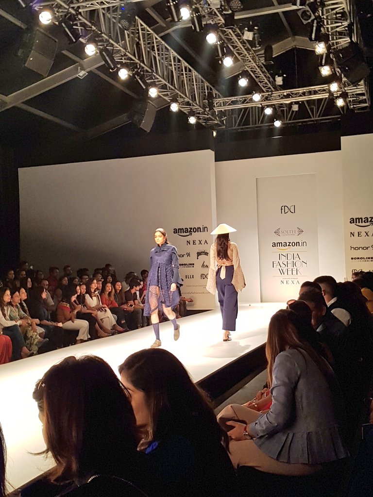 globalwebster's tweet photo. Hanging out @ India Fashion Week #AIFWSS18 #CharuParashar #Soltee https://t.co/4GHE7Q0uKR
