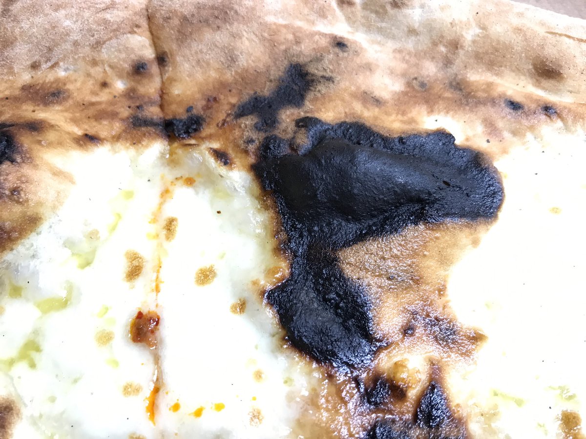 martinotoole's tweet photo. @CrustBros You lot should consider rebranding as #BurntCrustBros. Sub-standard and shocking #takeaway #pizza #crustbros #camberwell https://t.co/q6zlGeEe7H