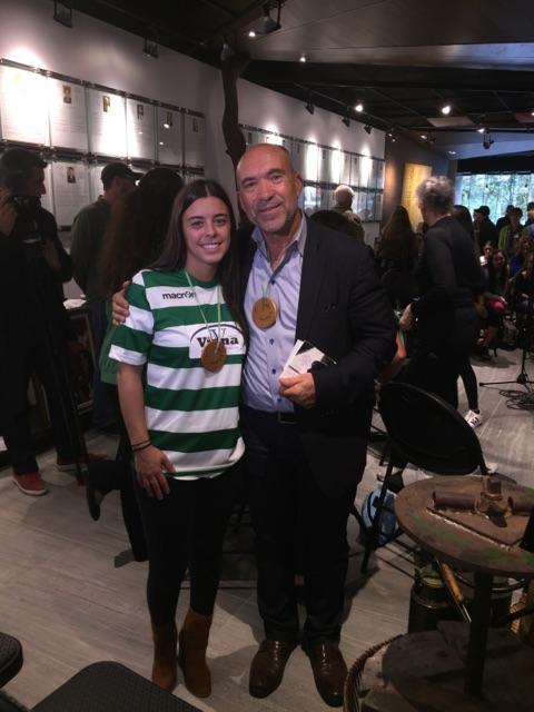 Pleasure to have spent day at Gallery of Portuguese Pioneers with super Olympic athlete Meghan Benfeito.