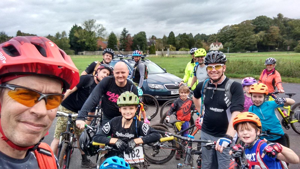SRCGoRide's tweet photo. Great lead ride yesterday through Cannock chase.  Some very happy but muddy riders at the end. @BCcoaches @stafford_rc https://t.co/8GOPAOyNSZ