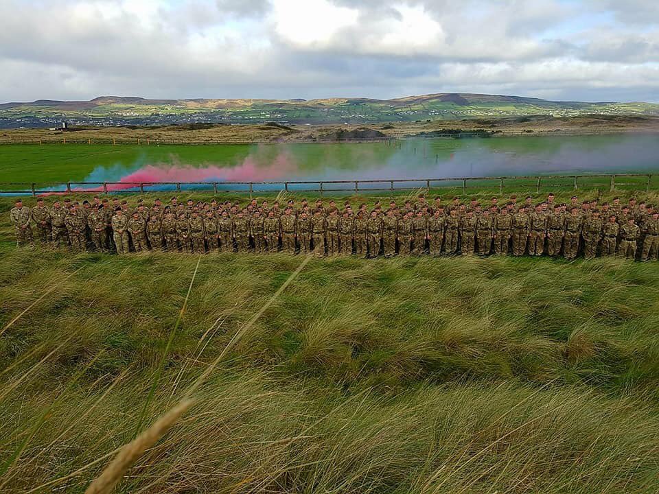 Mini Micks competitors 2017 at MTC @38IrishBrigade <a href="/irish_guards/">Irish Guards</a> @RFCA_NI . Congratulations to all of them for taking part. QS