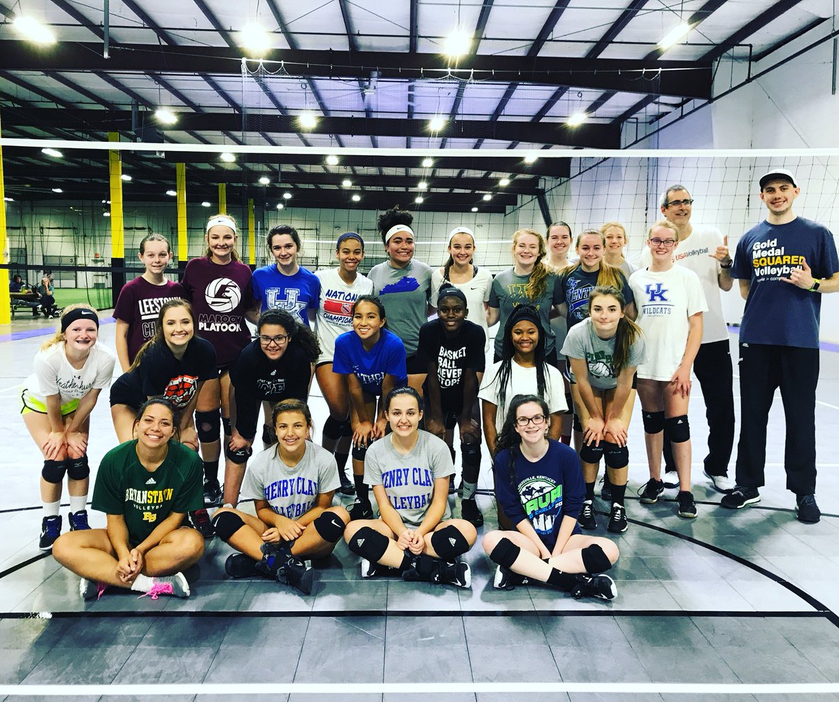 KOVAvolleyball's tweet photo. Great first day of clinics! Hardworking kids having lots of fun #kovalex https://t.co/Fo4UuntknB