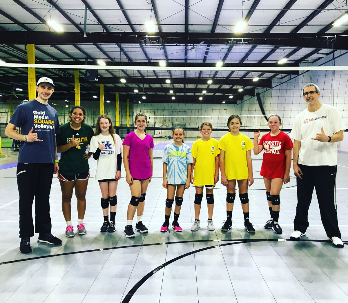 KOVAvolleyball's tweet photo. Great first day of clinics! Hardworking kids having lots of fun #kovalex https://t.co/Fo4UuntknB