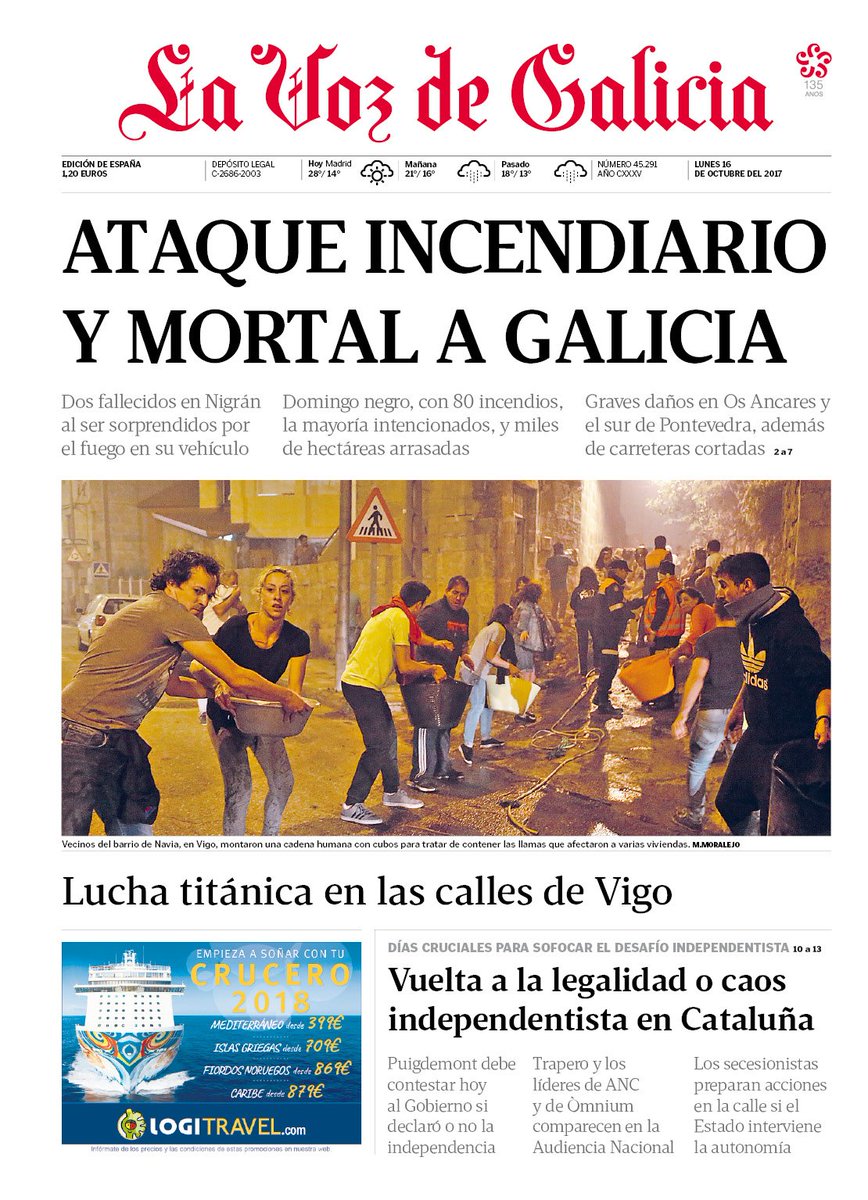 lavozdegalicia's tweet photo. La primera de La Voz para este lunes, 16 de octubre del 2017 https://t.co/YqExudloRh