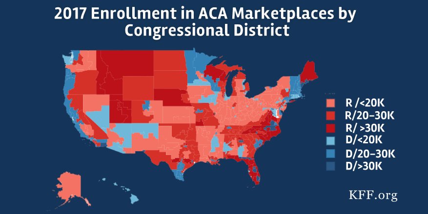 KFF's tweet photo. How many people in your Congressional district receive #ACA cost-sharing subsidies? Explore our interactive map https://t.co/ISFdPxBRxm https://t.co/QqqqB24Bdy