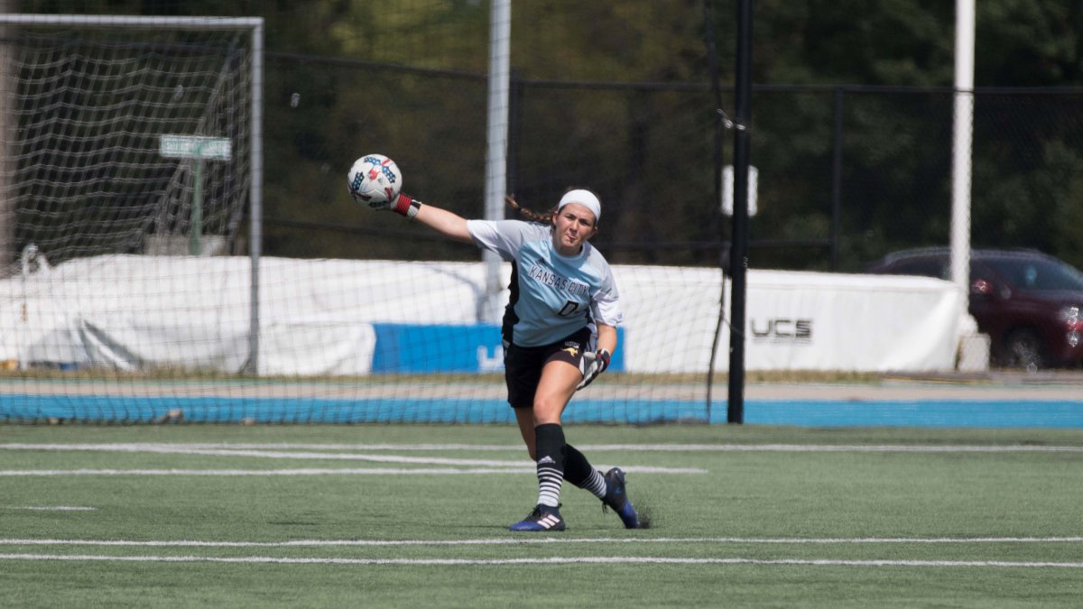KCRoosWSoccer's tweet photo. UMKC Prevails in OT, Beats GCU 1-0

[https://t.co/qorXhnBqkp]

#TeamKC ⚽️ https://t.co/xLgR0sWf0u