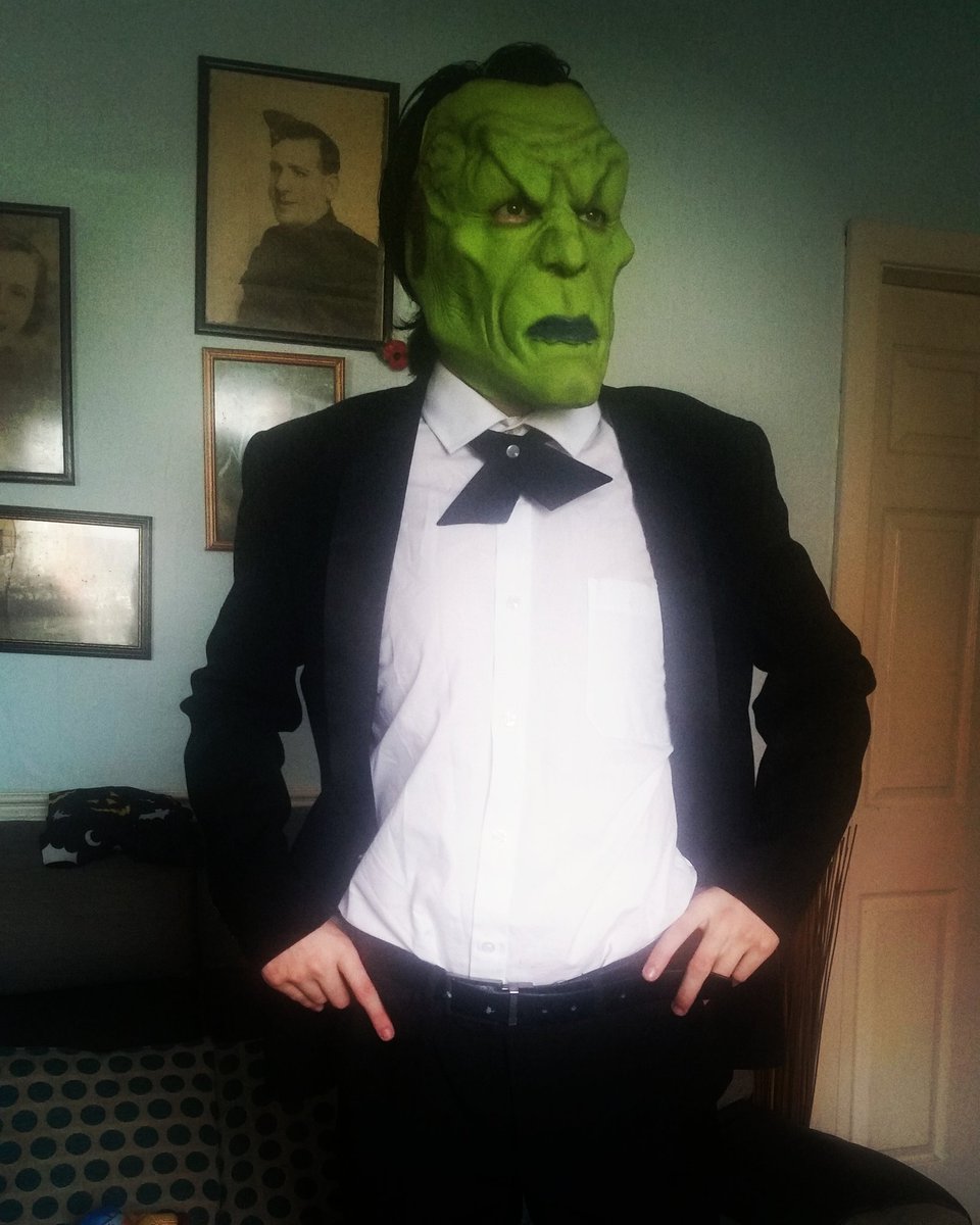 Liam Kirwin (@bvb_batman61113) on Twitter photo <a href="/badasspeterg/">Peter Greene</a> hope you don't mind me posting but this is me as your character Dorian Tyrell from The Mask hope you like the tribute for you <a href="/badasspeterg/">Peter Greene</a> hope you don't mind me posting but this is me as your character Dorian Tyrell from The Mask hope you like the tribute for you