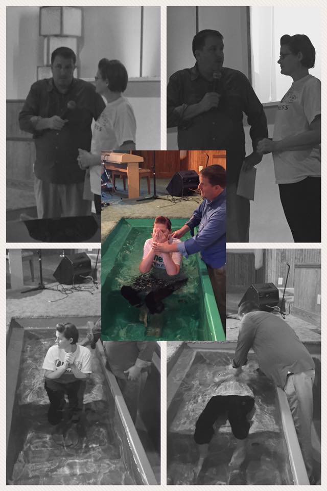 Celebrating ONE water baptism today at the Assembly of Praise. God is restoring her health too! #miracles #1of3000 #ncag