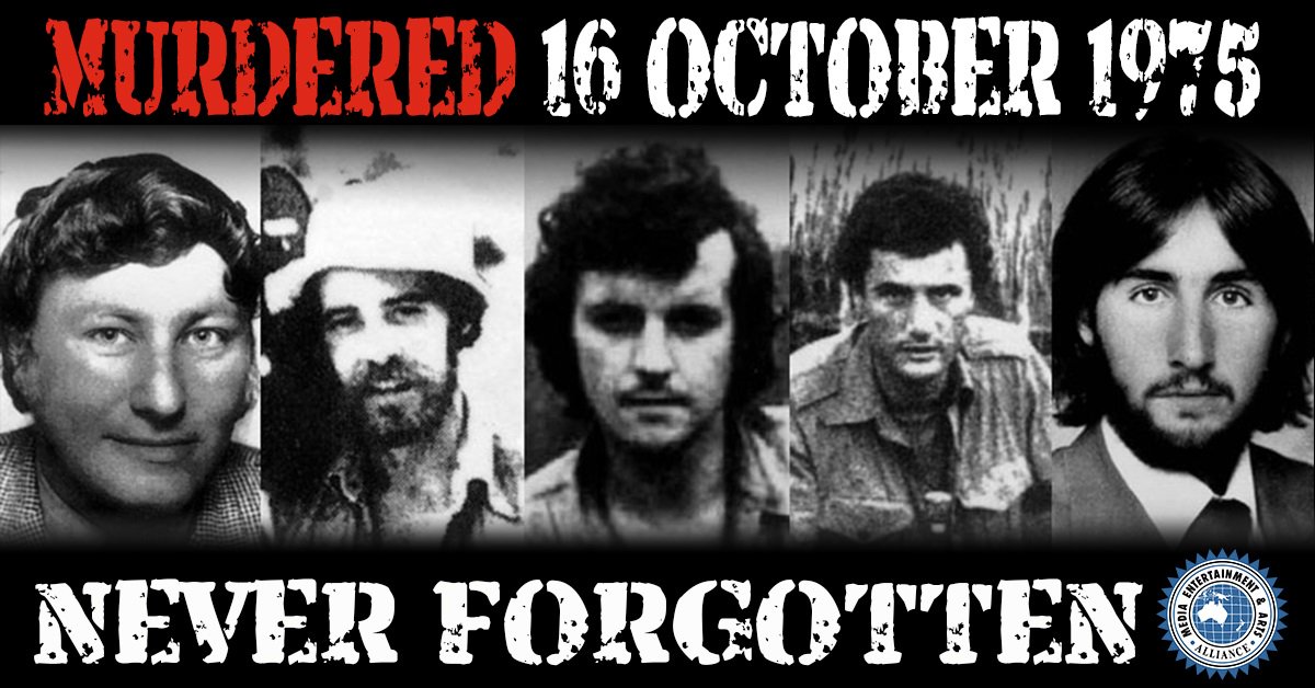 Today we remember our colleagues murdered in #Balibo and condemn the ongoing impunity surrounding their deaths meaa.io/2gHCnLF