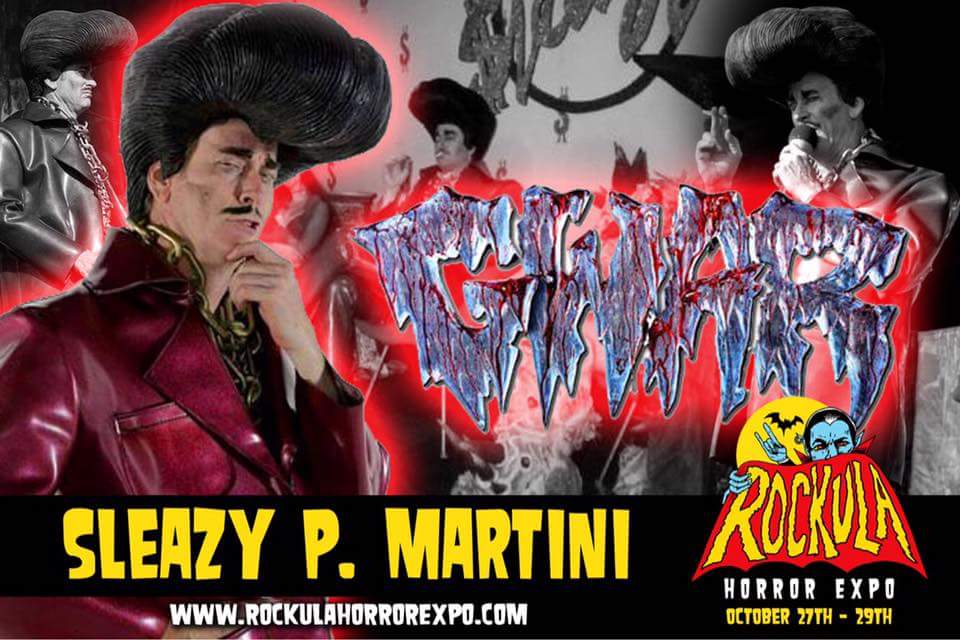 Let's welcome the original scumdog of the universe, @MartiniSleazy of <a href="/GWARofficial/">Go away, old account</a> 

He'll be in full costume 🤘

👉🎫 bit.ly/2uyq3mc