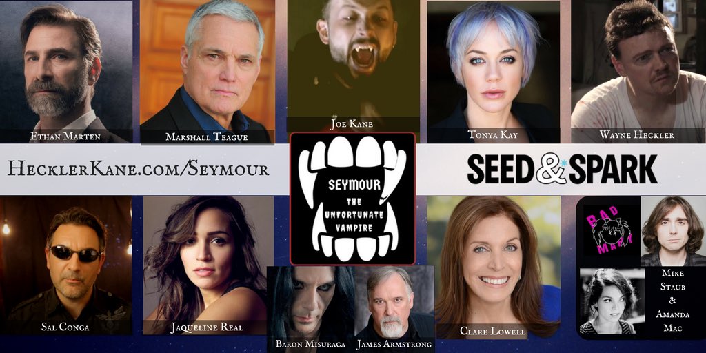 hecklerkaneinc's tweet photo. Distributors &amp; Producers talk to us about our streaming series Seymour the Unfortunate Vampire #afm2017 #seymourthevamp #supportindiefilm https://t.co/lJX5BKTRty