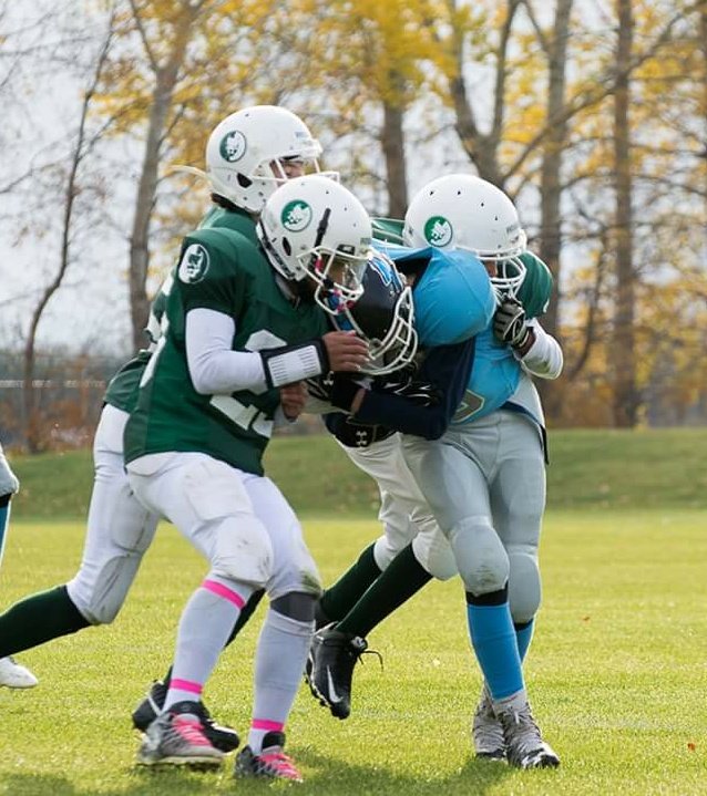 PortageP's tweet photo. Congrats Bantams on your first playoff win yesterday! Teamwork makes the dream work! #pitbullsfootball #gopitbullsgo #WeLetTheDogsOut https://t.co/LrqQ6g44Br