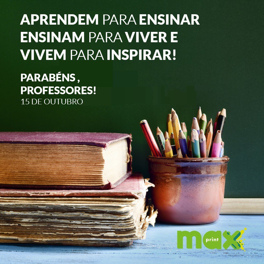 oficialmaxprint's tweet photo. A todos aqueles que, com muita paciência e dedicação, educam e iluminam as mentes do futuro: OBRIGADO POR TUDO!

#FelizDiadoProfessor https://t.co/ZGisg52WlU