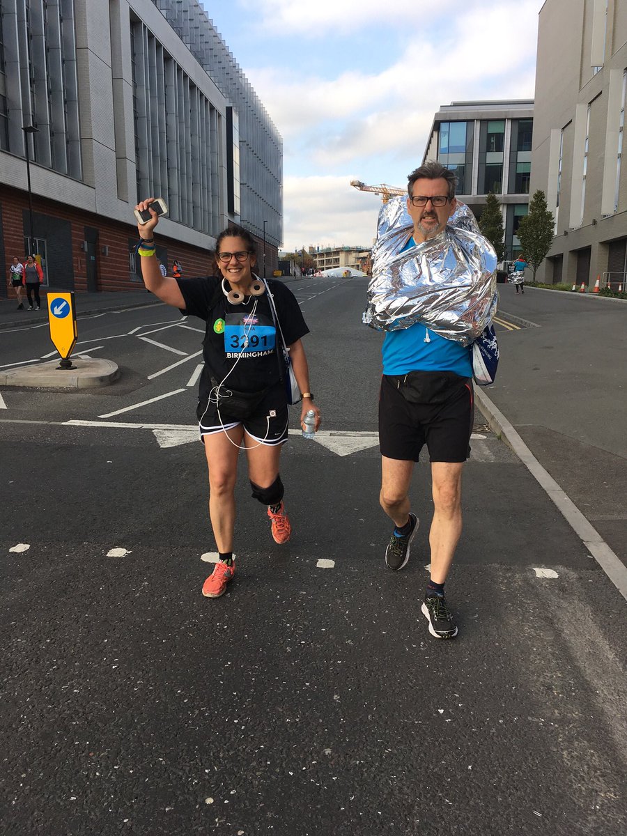 Winning the marathon 😘 #BirminghamMarathon