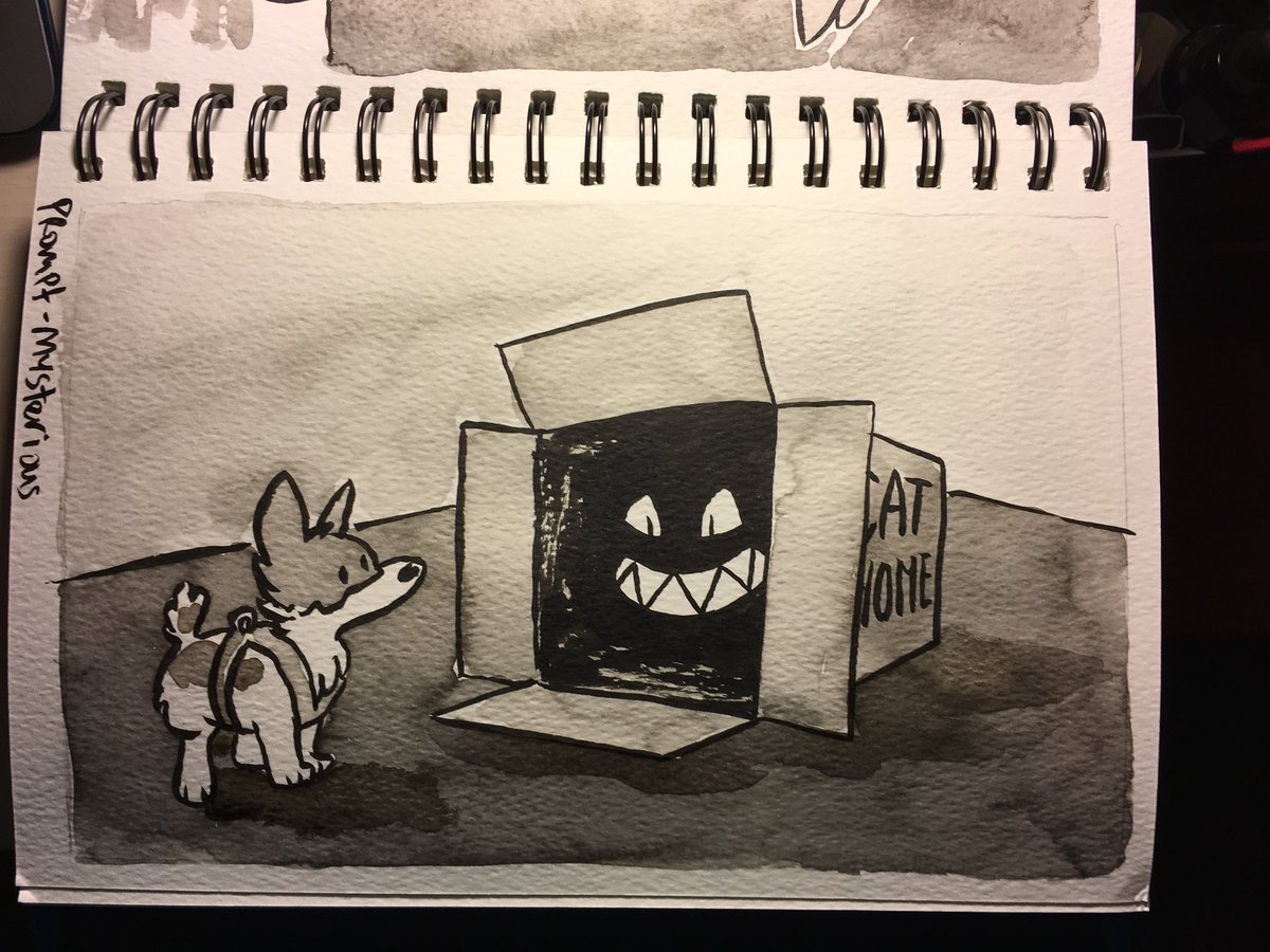 AnnimatedDragon's tweet photo. Inktober 2017 Day 14 &amp; 15
#inktober2017 prompt: fierce &amp; Mysterious. Inks- pentel brush pen &amp; ink Wash. Theme:Lucy. https://t.co/4v1534N86V