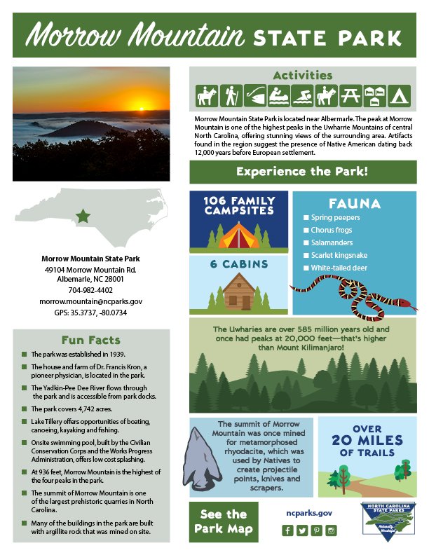 NCparks's tweet photo. Morrow Mountain State Park is a gem. https://t.co/Ww6Gm6lb9c