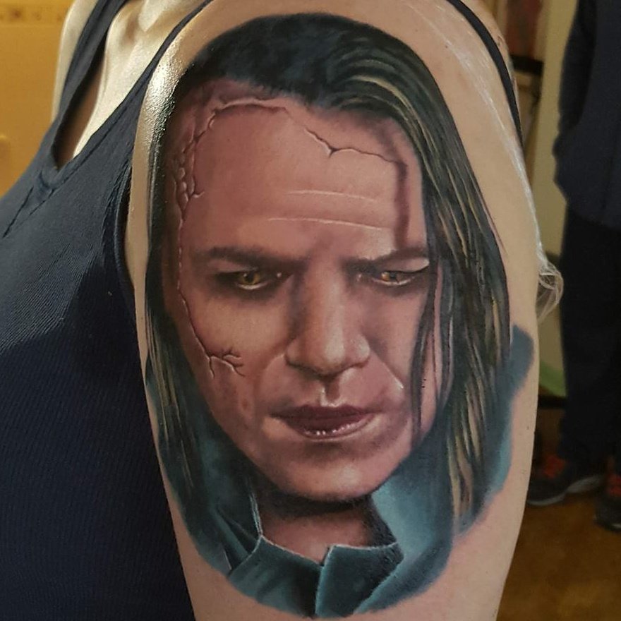 TBlackFreighter's tweet photo. @tattooshq Recently done at our studio! "The Creature" from @SHO_Penny. #PennyDreadful https://t.co/OUHxO34o6N