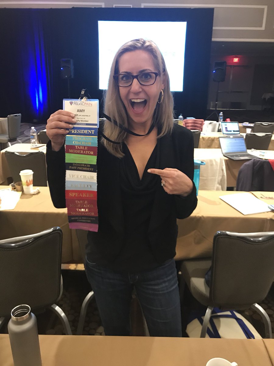 PelvicPainOrg's tweet photo. A huge THANK YOU to President of #IPPS17, Amy Stein, for all your dedication & hard work in putting on such a wonderful conference. #WCAPP17 https://t.co/oNZAOT20zO