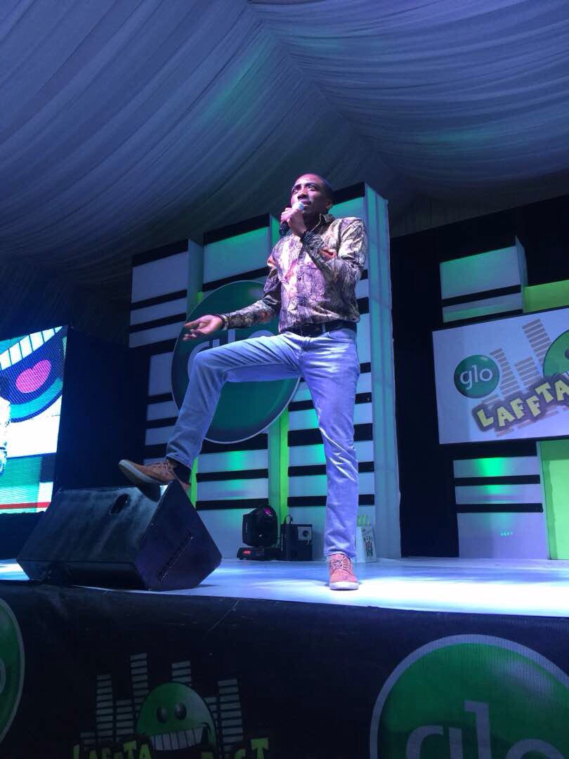 MhizRetweet's tweet photo. iamsjbmediapr: #Glolafftafest2017 #GloLafftaFestAjah  @officialBovi is here https://t.co/sHBaO8nfCv