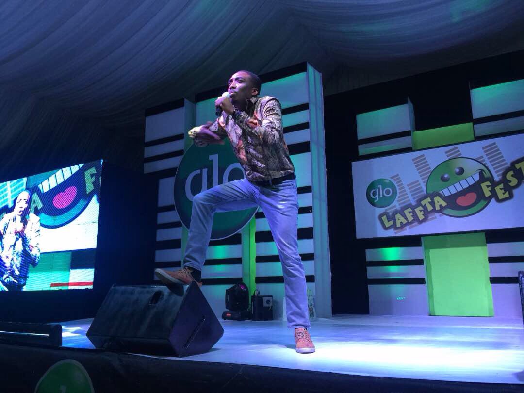 MhizRetweet's tweet photo. iamsjbmediapr: #Glolafftafest2017 #GloLafftaFestAjah  @officialBovi is here https://t.co/sHBaO8nfCv
