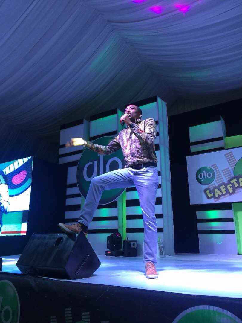 MhizRetweet's tweet photo. iamsjbmediapr: #Glolafftafest2017 #GloLafftaFestAjah  @officialBovi is here https://t.co/sHBaO8nfCv