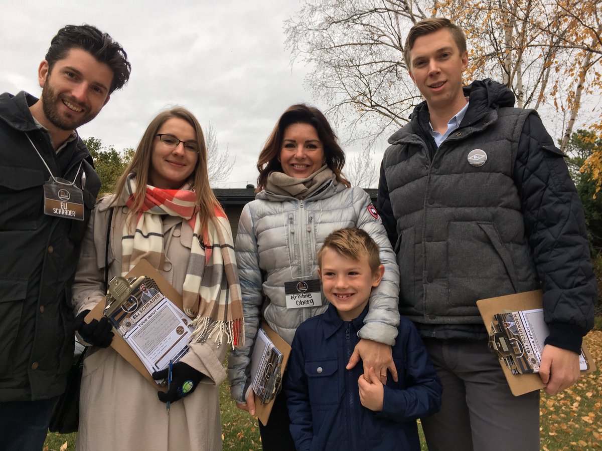 electeli's tweet photo. Great day chatting with folks in Belgravia! Thanks for all your support! See you out to vote on Monday! https://t.co/L1Sbxl87UW