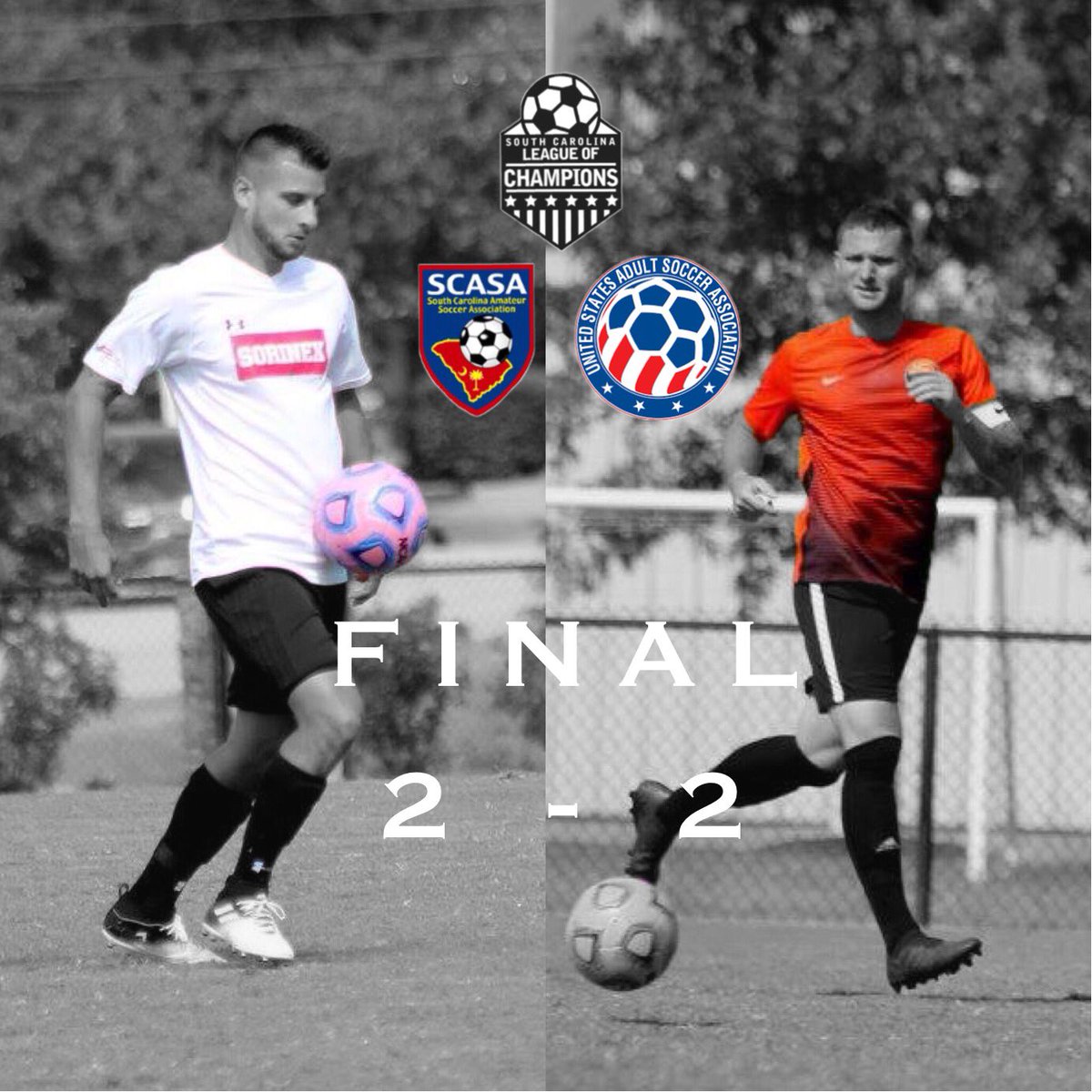 LowcountryUtd's tweet photo. A point a piece for round 2 of the @SCASAssociation League of Champions. #2018LoC | 🛣to @USASARegion3 | @uscupsoccer https://t.co/AulAph0USM