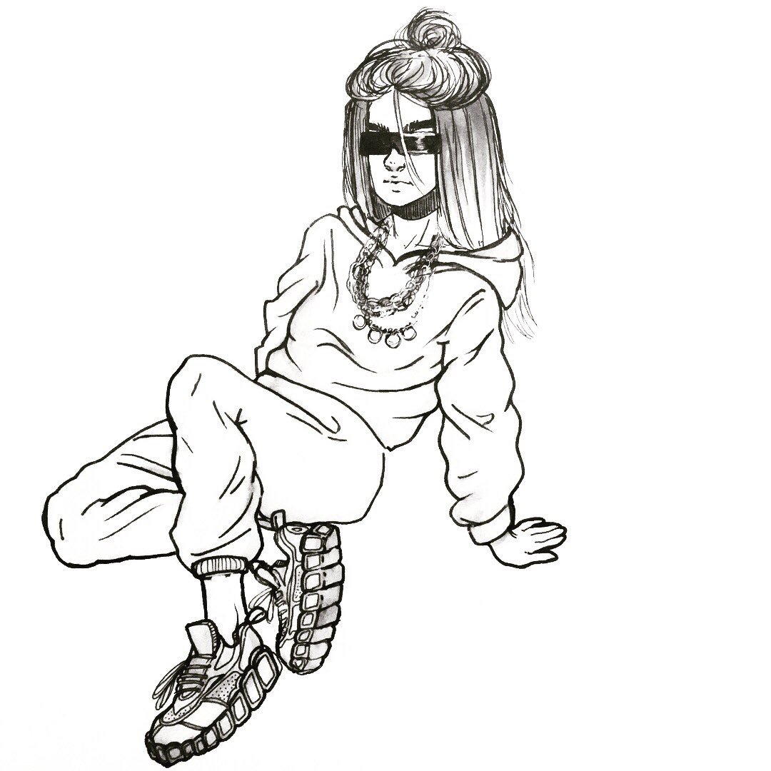 Ausmalbilder Tumblr Girl | Marvolagen fur kinder