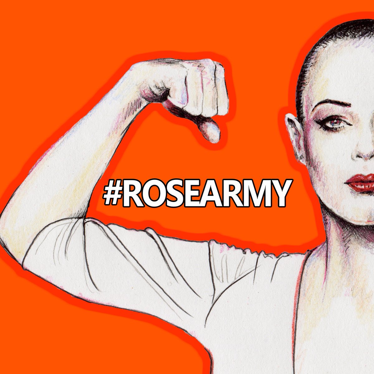 Dale_McCarthy's tweet photo. Join the #RoseARMY. Stand with @rosemcgowan / @RoseMcgowanArts and push back against injustice. https://t.co/9CrvA4w3uA