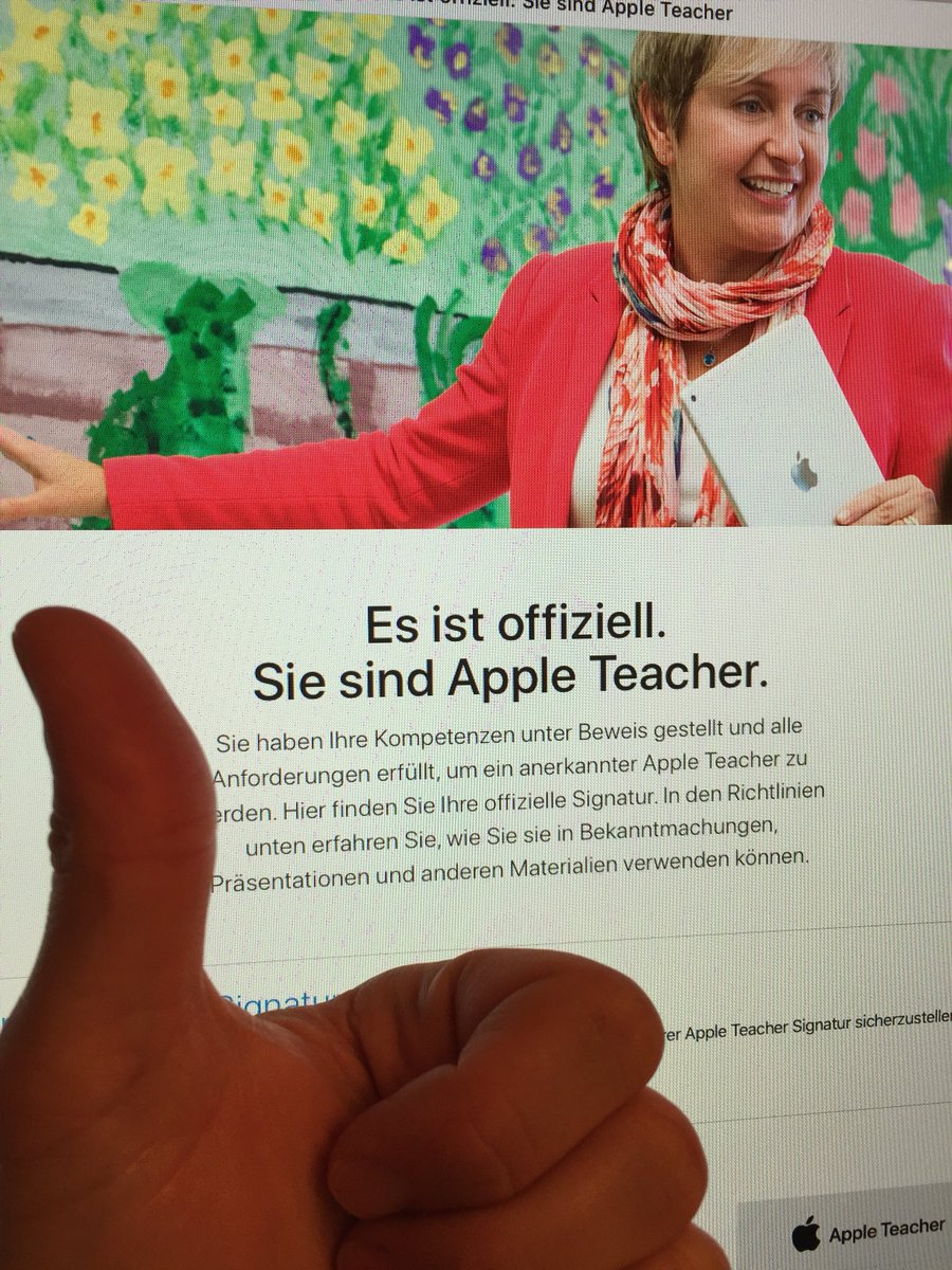 KoegelAndreas's tweet photo. #AppleTeacher @AppleEdu https://t.co/oXy9FRMRPb